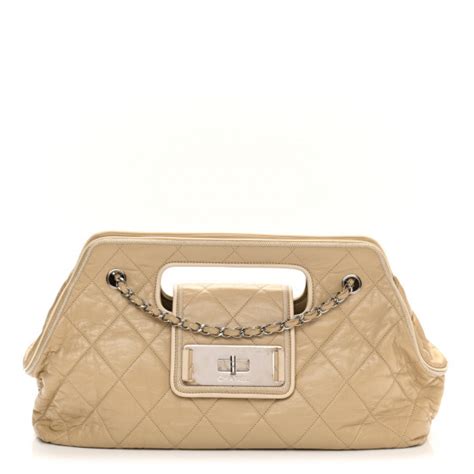 chanel east west flap 2013|CHANEL Lambskin Quilted East West Accordion Flap Beige .